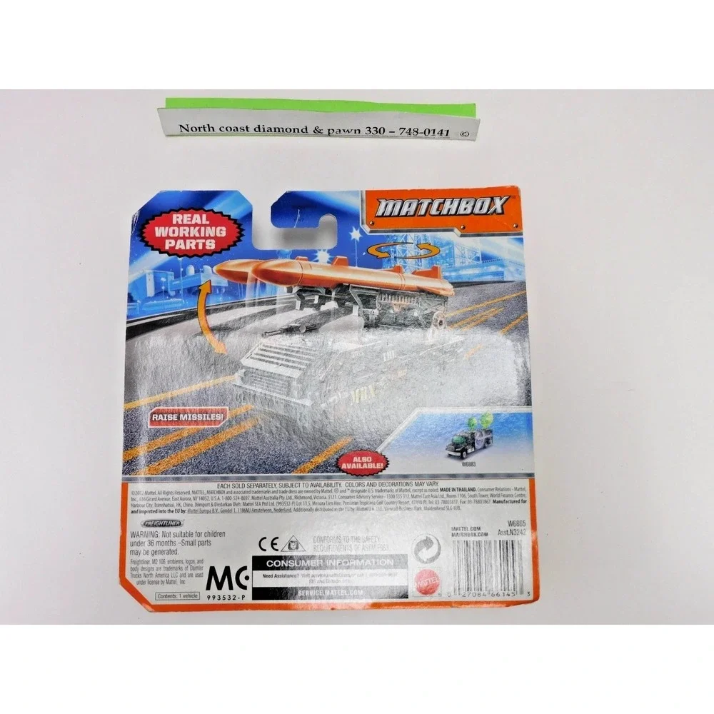 Matchbox MBX Missile Launcher Military Diecast Camo Tank NEW***DH06
